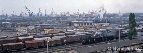 CFR Romania Railways Steam Loco Constanta 1971